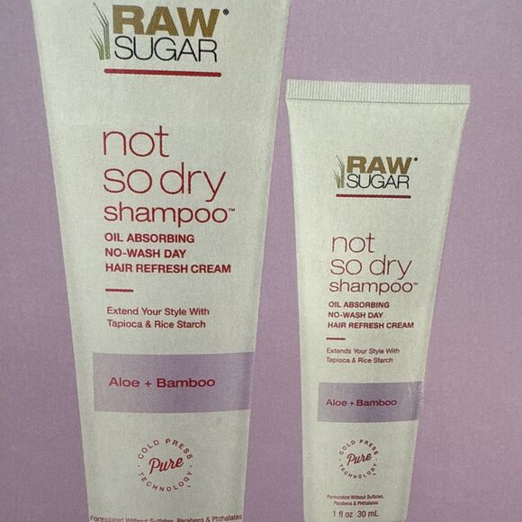 Raw Sugar Raw Refresh Gift Set with Dry Shampoo, Aloe + Bamboo, 2 Piece New - Picture 1 of 4